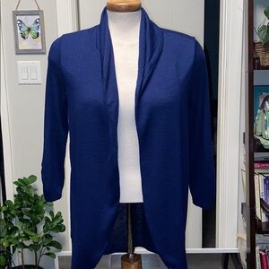 Blue breezy cardigan